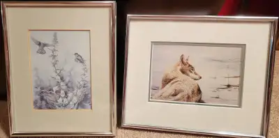 2 Beautiful Wildlife Signed Prints - Read Description, View more