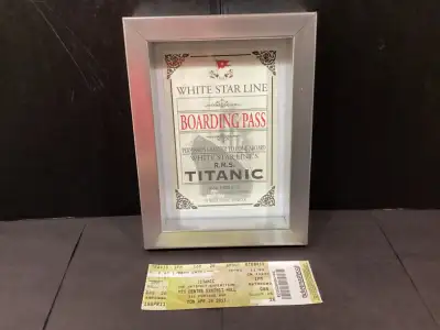 (PRICE IS FOR ALL YOU SEE SELLER PREFERS NOT TO SELL INDIVIDUALLY). From the 2011 Titanic artifact e...