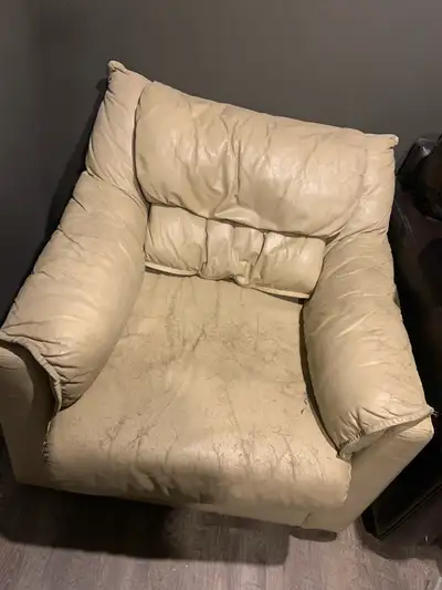 Free leather chair , View more