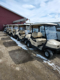 Golf carts gas and electric