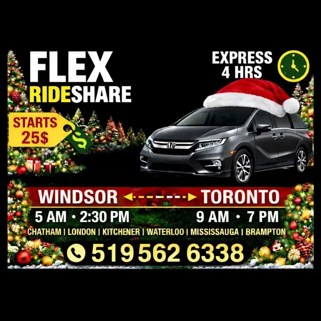 Windsor to Toronto Carpool 64877478651522120