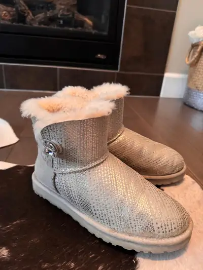 UGG Mini Bailey Button Bling Boots, View more