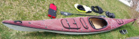 Impex/formula fibreglass sea kayak designed for larger paddler