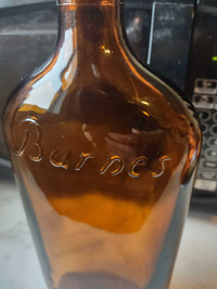 Barnes  vintage  bottle  est 1873