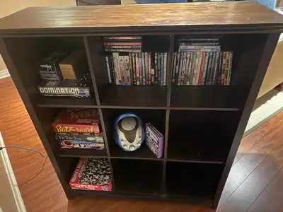 Bookcase with all items included, View more