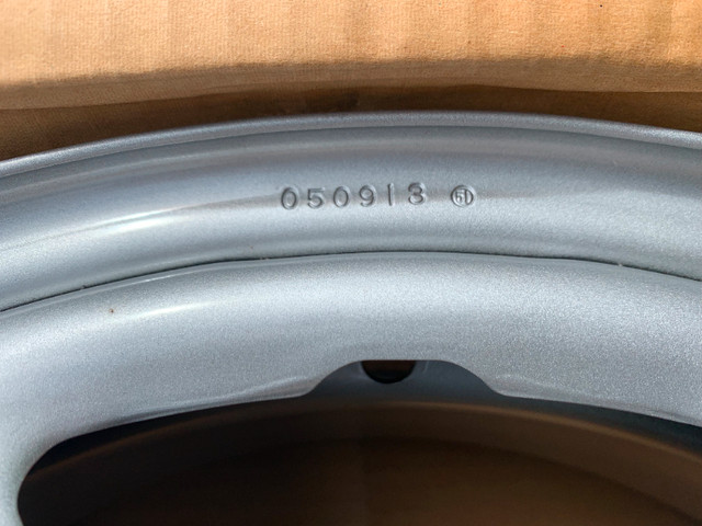 Set of Brand New OEM factory 17X7" Silver steel rims Mazda CX5 in Tires & Rims in Delta/Surrey/Langley - Image 3