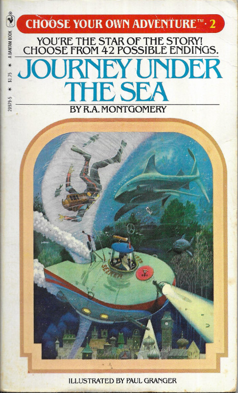 JOURNEY UNDER THE SEA (Choose Your Own Adventure #2) Montgomery in Children & Young Adult in Ottawa