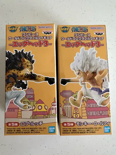 One Piece WCF Figure Egghead 5 Gear Nika Luffy VS Rob Lucci, View more