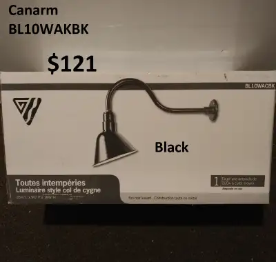 Light - Canarm, All-Weather Goose Neck Style Wall Mounted Light,, View more
