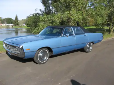 Selling my blue 1971 Chrysler Newport with the legendary 383 big block V8 and 2-barrel carburetor. I...
