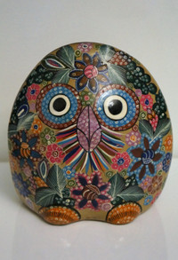 Hand painted Ceramic Owl