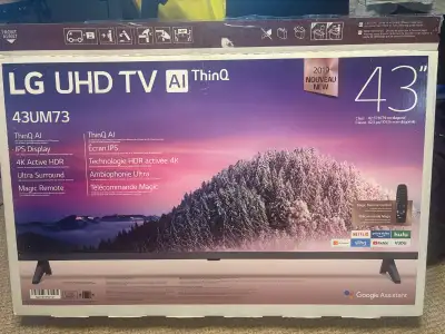 LG 43 " UHD Smart TV - Pick up!, View more