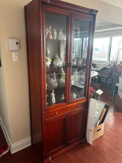 Beautiful wooden display cabinet, View more