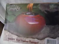 Brand New In Box Terra Red Bamboo Flamepot