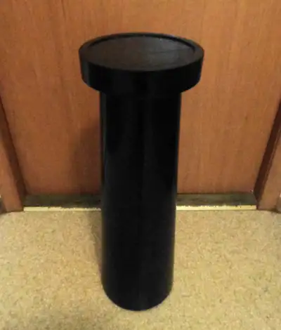 VINTAGE HAND TURNED SOLID  WOODEN PILLAR STAND, View more