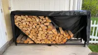 Firewood Rack with Canvas Cover