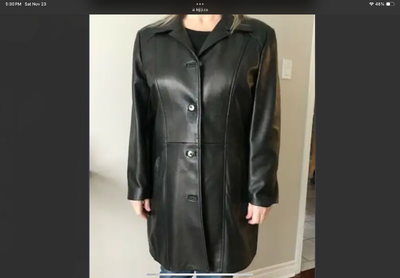 DANIER LEATHER COAT, View more