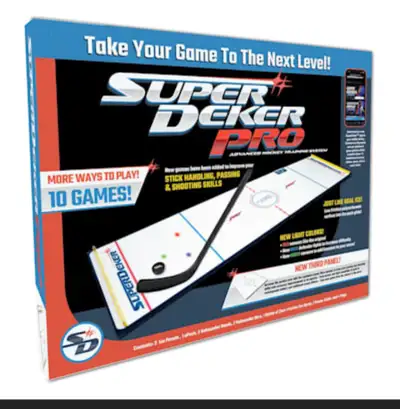 SuperDeker Pro 3 Panel Advanced Hockey Training System, View more