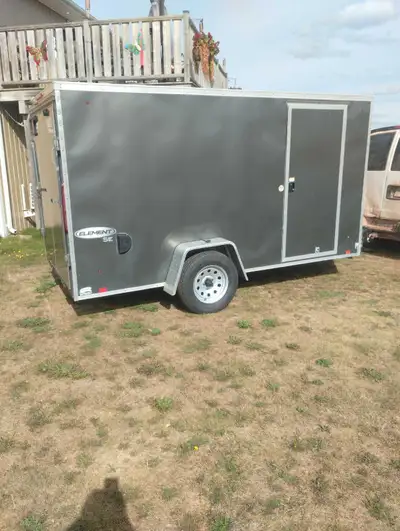 12x6 +2ft in V New tires and MVI used twice ramp rear and side door like new asking $6495 or best ca...