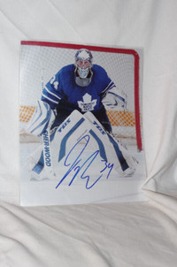 Photo Signé Certifié COA James Reimer # 34 Maple Leafs  Toronto