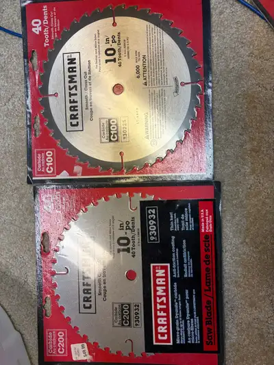 2 Craftsman Vintage Saw Blades 10”, View more