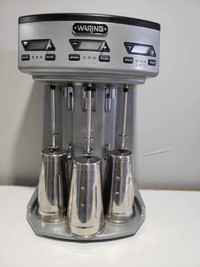 Waring Heavy Duty Triple Spindle Drink Mixer With Timer