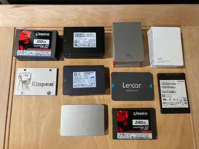 Disques durs SSD SATA 120gb à 240gb, View more