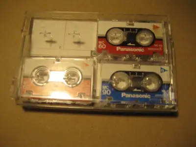 panasonic mc60 mini tape $5/ each, mc90 $8/each. New. 5 cm X3.3, View more