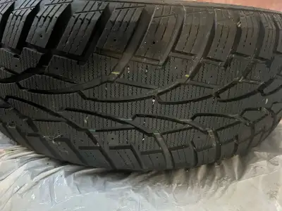 The initial price is 1250$ before tax I'm selling a set of four winter tires for Honda crv 2021, so...