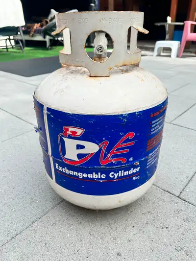 PVE exchangeable propane tank, It's an 8kg cylinder and in good, View more