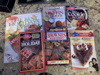 Baking and Holiday Baking Cookbooks set of 6