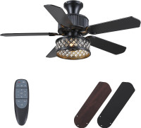 NEW: 42 inch Ceiling Fan with Light and Remote