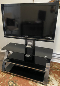 TV along with TV Stand for sale