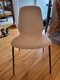 Molded plastic chair