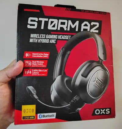 Sealed OXS Storm A2 ANC Gaming Over Ear Headphones, View more