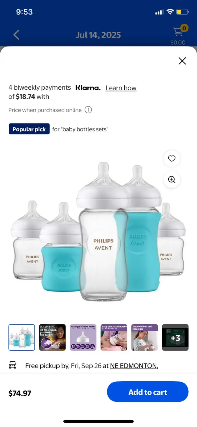 brand new Philip Avent glass bottle set63838168702979121