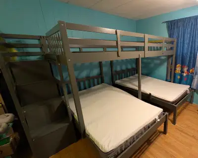 Three Tier Bunk Bed, View more
