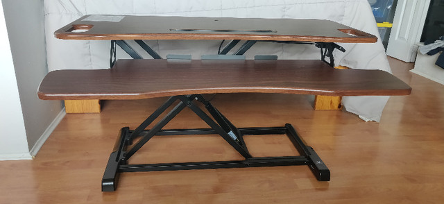 Folding standing desk (like new) in Desks in Burnaby/New Westminster - Image 2