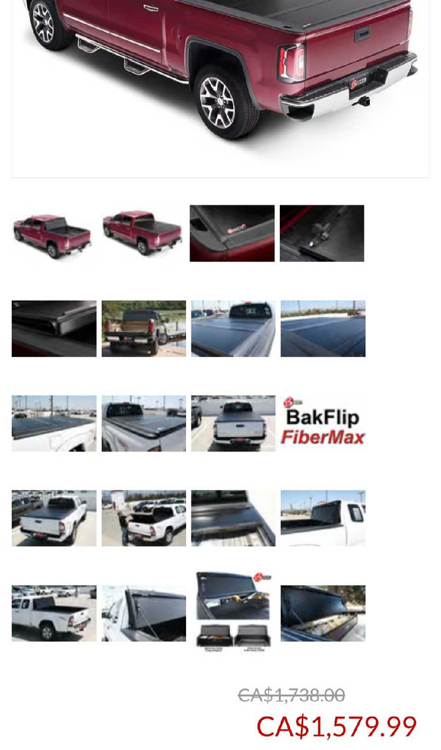 Dodge ram 1500 Bakflip fibermax hard tonneau cover in Cars & Trucks in Portage la Prairie - Image 2