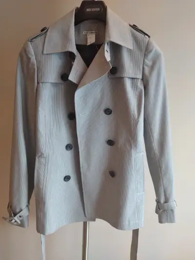 NWT women's short trench coat trench court, View more
