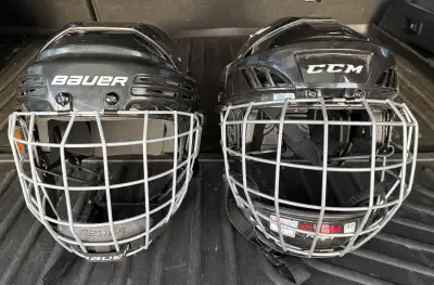 Kids Hockey Helmets – Bauer BHH2100 (M) & CCM FL40, View more