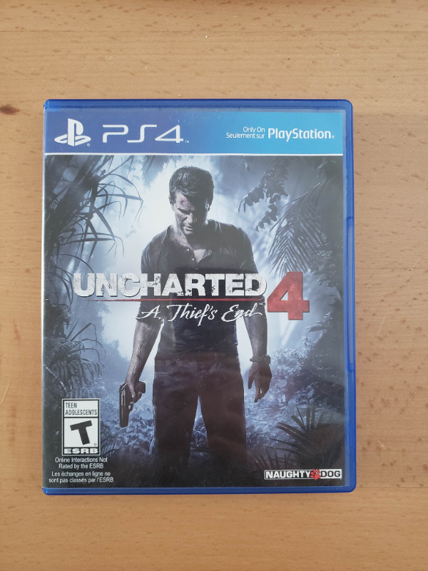 Jeux PS4 - Uncharted 4: A Thiefs End dans Sony PlayStation 4  à Laval/Rive Nord