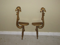Set of 2 Antique Candle Wall Sconces
