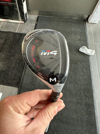 TaylorMade M4 Hybrid 4-22 RH brand new in plastic 