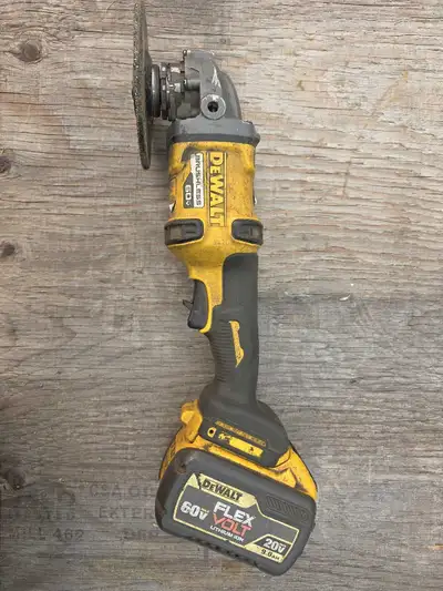Dewalt 60v cordless grinder w/ 9 Ah battery , View more