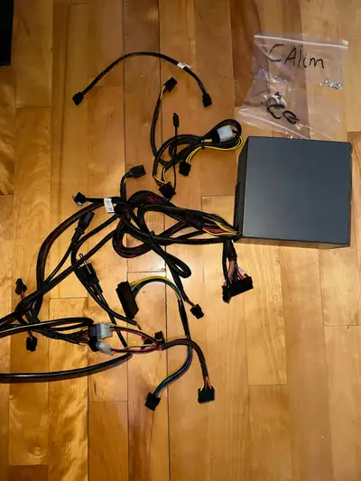 Computer power supply/cables for parts, View more