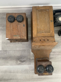 Antique telephones 