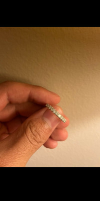 14k gold 1ct diamond ring 