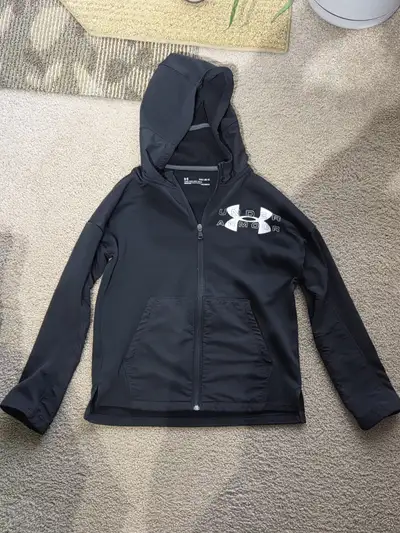 Youth Under Armour ColdGear Full-Zip Hoodie (Size L), View more