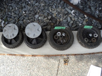 Craftsmen 6.75 Front and Rear Wheels with Drive Gears and Parts